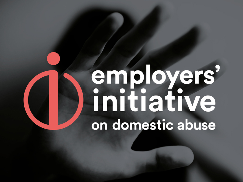 Employers initiative on domestic abuse poster.