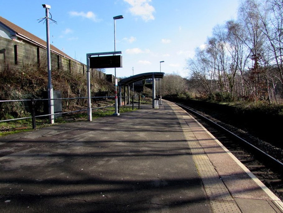 Image of rural train platform 