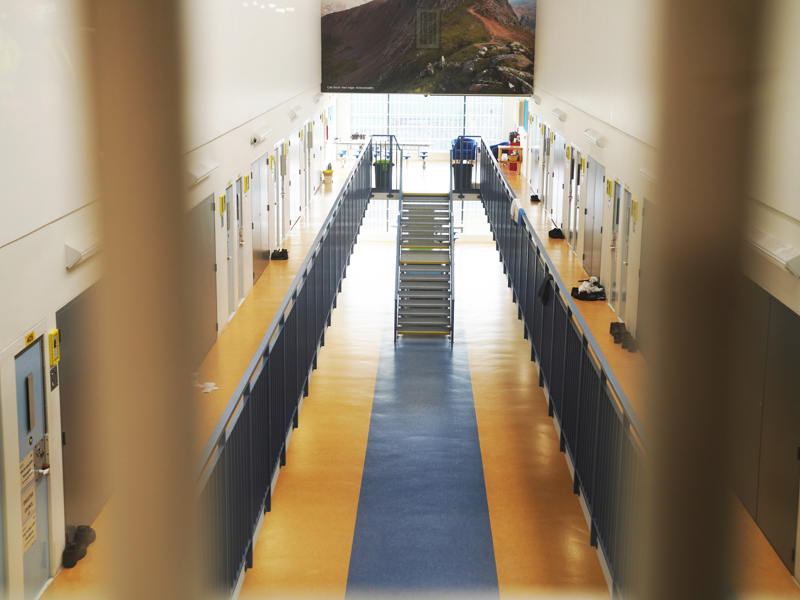 Image of prison cell hall way