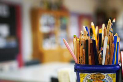 pencils in a pot