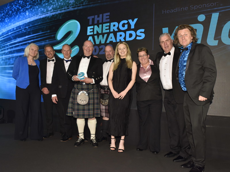 Image of Amey employees at the Energy Awards.